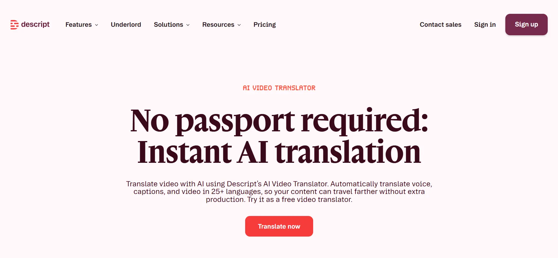 descript-ai-video-translator-interface