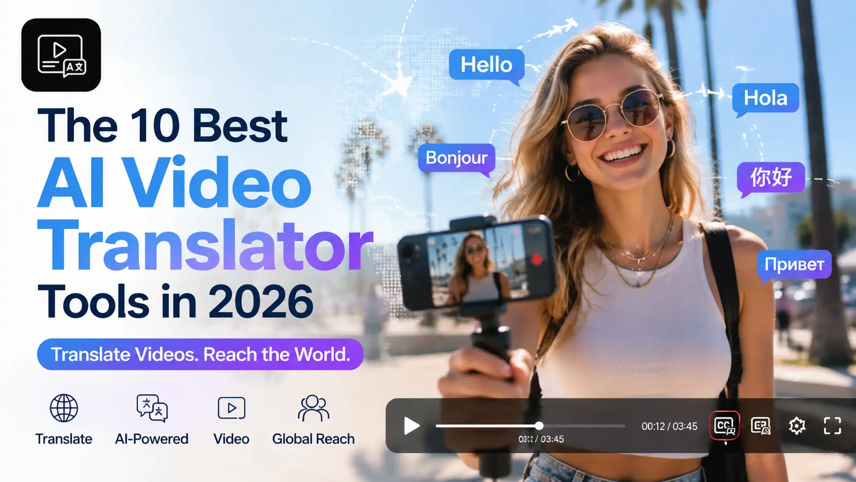 The 10 Best AI Video Translation Tools in 2026