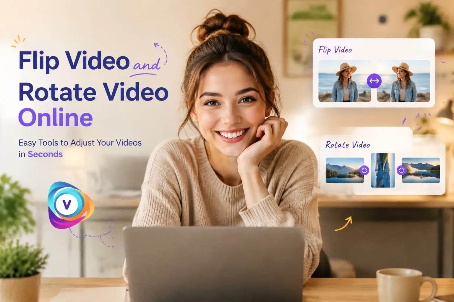 free video flip and rotate online no watermark